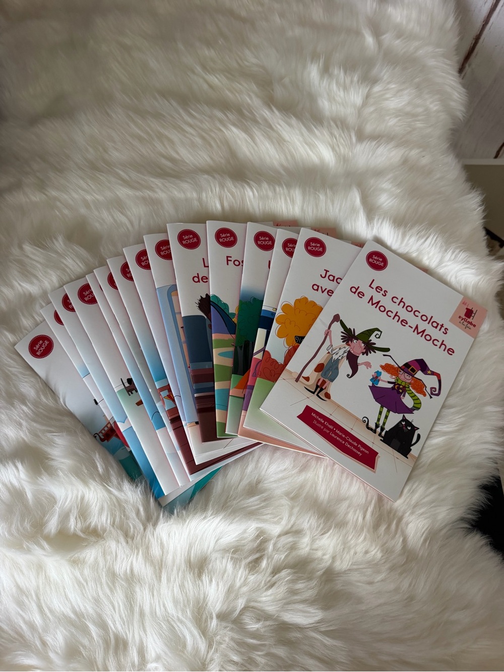 Editions MD Une Syllabe a la Fois French Learning Book Set Serie  Rouge